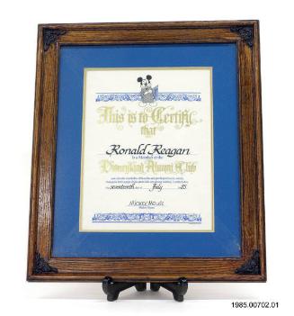 Courtesy of the Ronald Reagan Presidential Library Museum, National Archives & Records Administ…