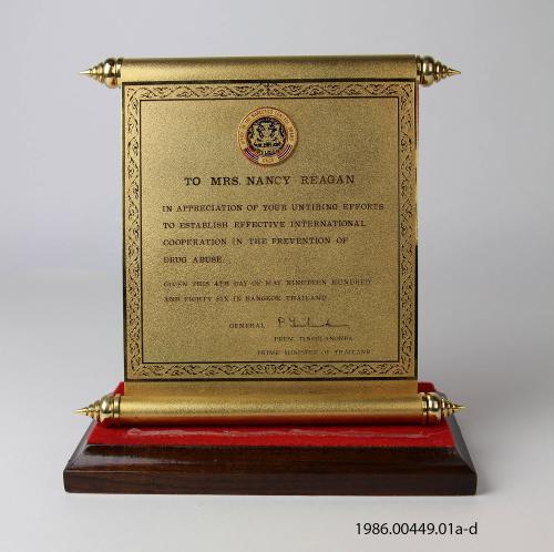 Courtesy of the Ronald Reagan Presidential Library Museum, National Archives & Records Administ…