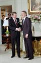 C40035-23, President Reagan with Prime Minister Brian Mulroney at Rideau Hall in Ottawa, Canada…