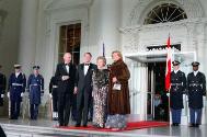 C20237-4, President Reagan, Nancy Reagan, President Rudolf Kirchschlager of Austria and Herma K…