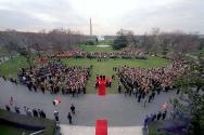 C20670-12, The White House State Arrival Ceremony for President Francois Mitterrand of France o…