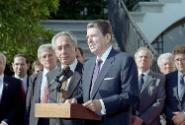 C31455-15, President Reagan's departure remarks during a working visit of Prime Minister Shimon…