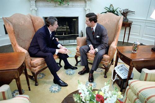 C1730-17, President Reagan meeting with Prince Charles of the United Kingdom in the Oval Office…