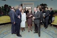 C44042-22, President Reagan and Soviet General Secretary Gorbachev with Nancy Reagan and Raisa …