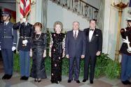 C44124-13, President Reagan, Nancy Reagan, Raisa Gorbachev, and General Secretary Mikhail Gorba…