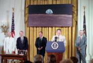 C23271-16A, President Reagan's Remarks at a ceremony with Apollo astronauts Neil Armstrong, Edw…