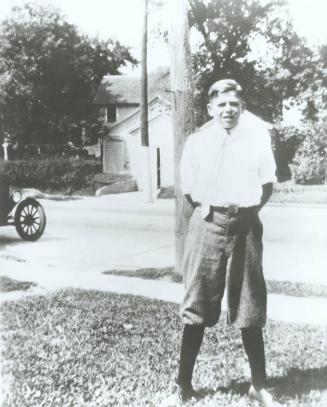 H9, Ronald Reagan in Dixon, Illinois. 1920s. Historical Photograph Collection, 1890s-1985; Rona…