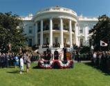 C40364-25  President Reagan makes remarks at the White House State Visit of Japanese Prime Mini…