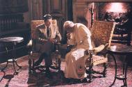 C42410-14  President Reagan meeting with Pope John Paul II at the Vizcaya museum in Miami, Flor…