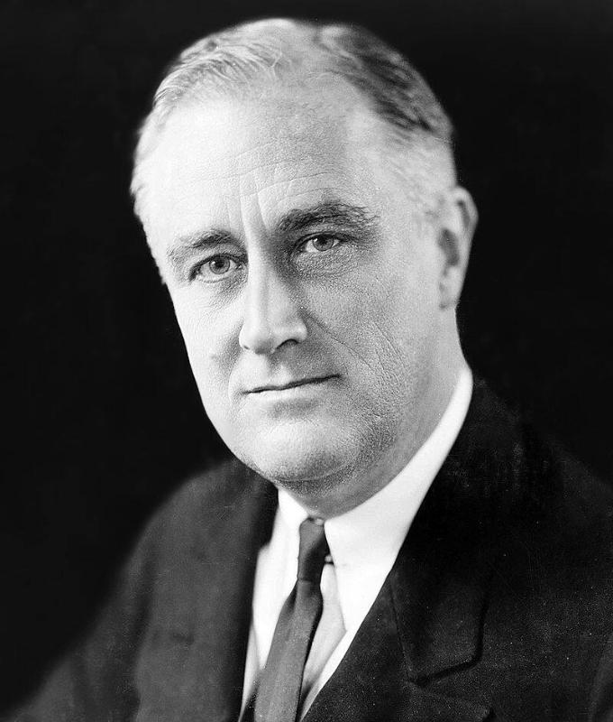 FDR in 1933 by Elias Goldensky 
Library of Congress's Prints and Photographs LC-USZ62-117121
…