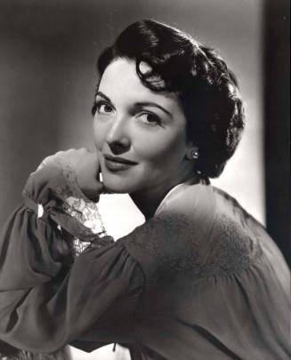 H42-27- Nancy Davis posing for publicity photgraph. 1949-50. Historical Photograph Collection, …