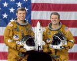 Astronauts Joe H. Engle, left, and Richard H. Truly are the commander and pilot, respectively, …