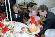 C40411-7  Nancy Reagan and Yasuhiro Nakasone at State Dinner during visit of Prime Minister Nak…