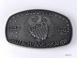 Tricentennial of the German Immigration belt buckle